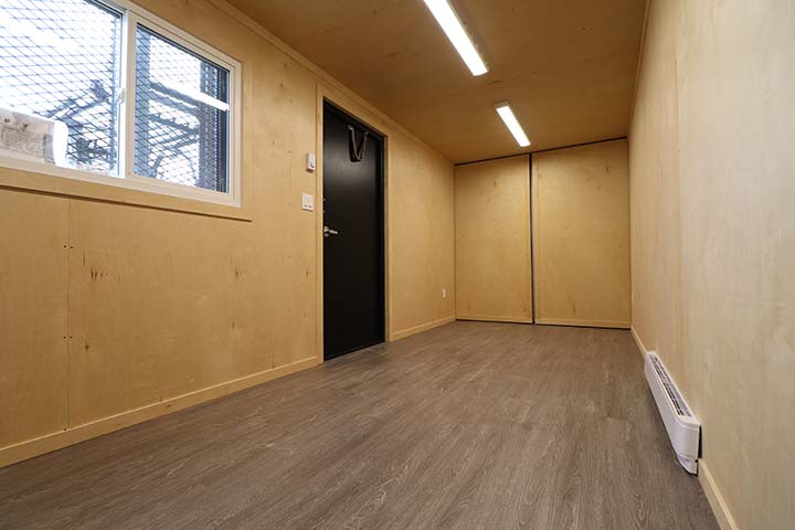 20’ Office CUBE – Wood Finished - Container Holdings Pty Ltd