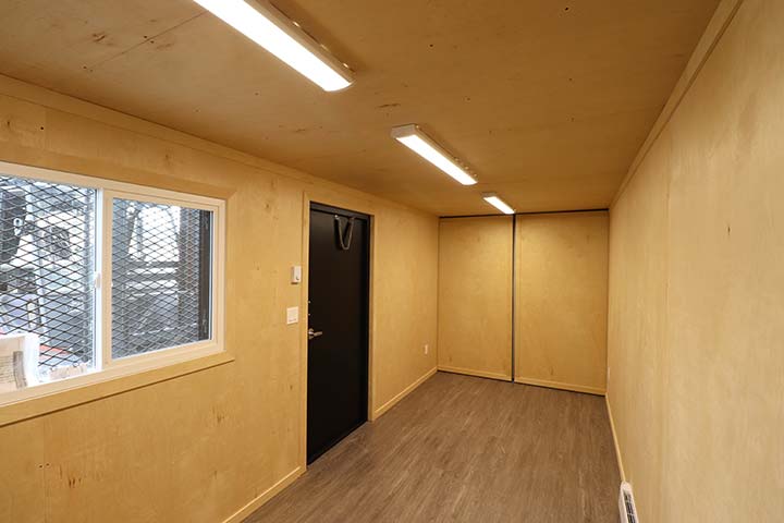 20’ Office CUBE – Wood Finished - Container Holdings Pty Ltd