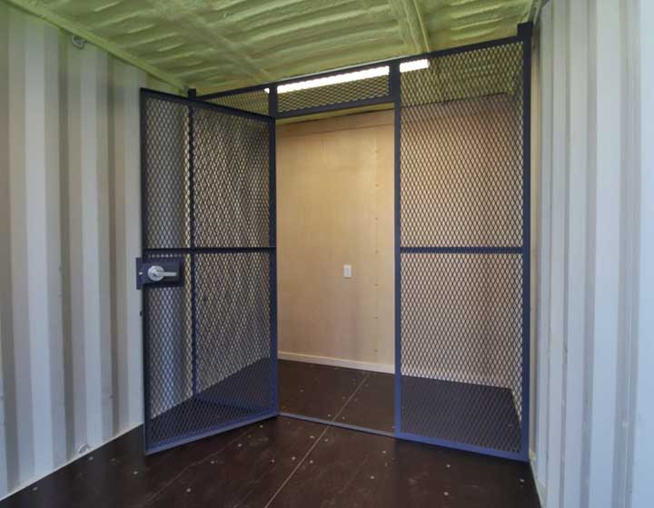 7′ Office Container + Storage Locker - Container Holdings Pty Ltd