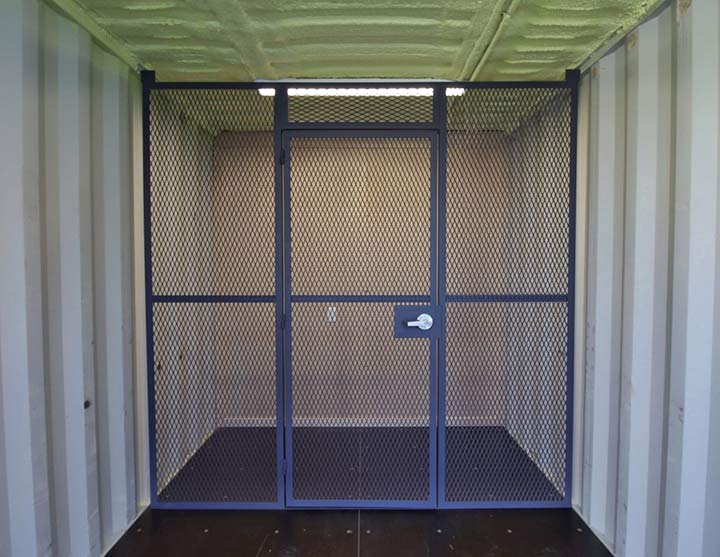 7′ Office Container + Storage Locker - Container Holdings Pty Ltd
