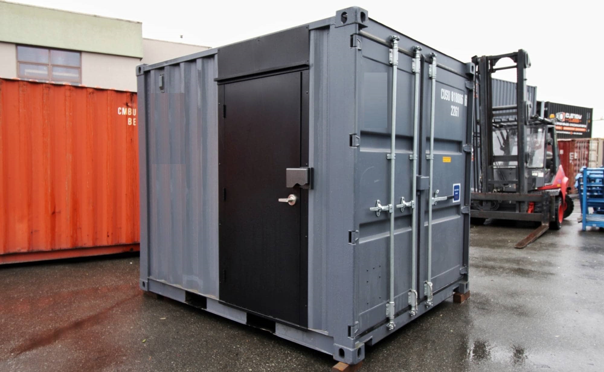 10’ Office CUBE – Wood Finished - Container Holdings Pty Ltd