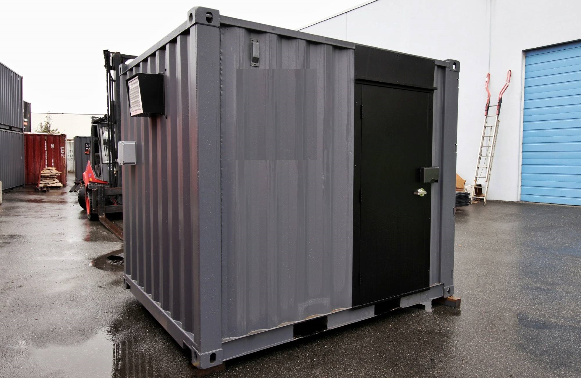 10’ Office CUBE – Wood Finished - Container Holdings Pty Ltd