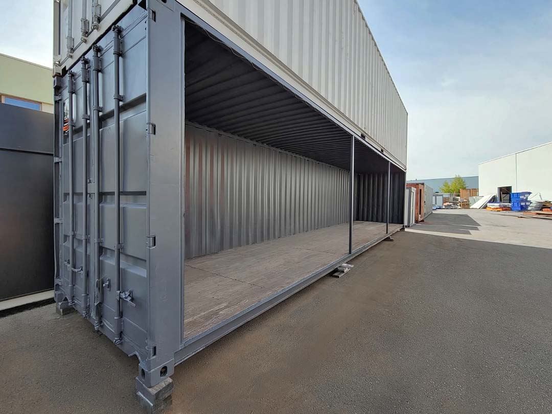 40’HC Used “Open Face” Shipping Container - Container Holdings Pty Ltd