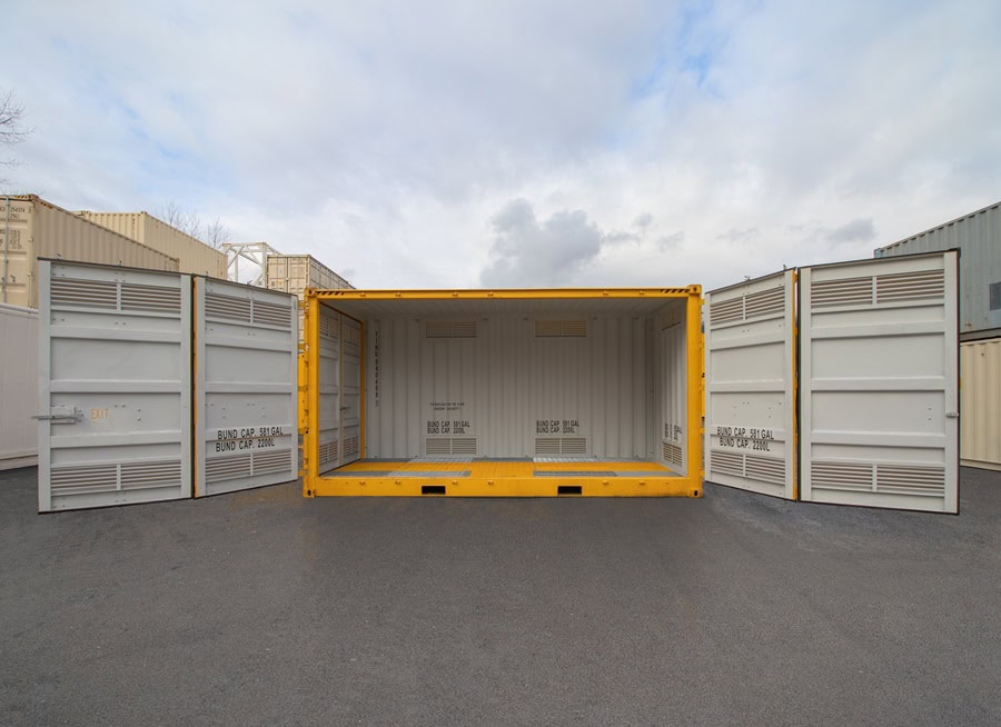 20’HC Openside Containment Cube - Container Holdings Pty Ltd