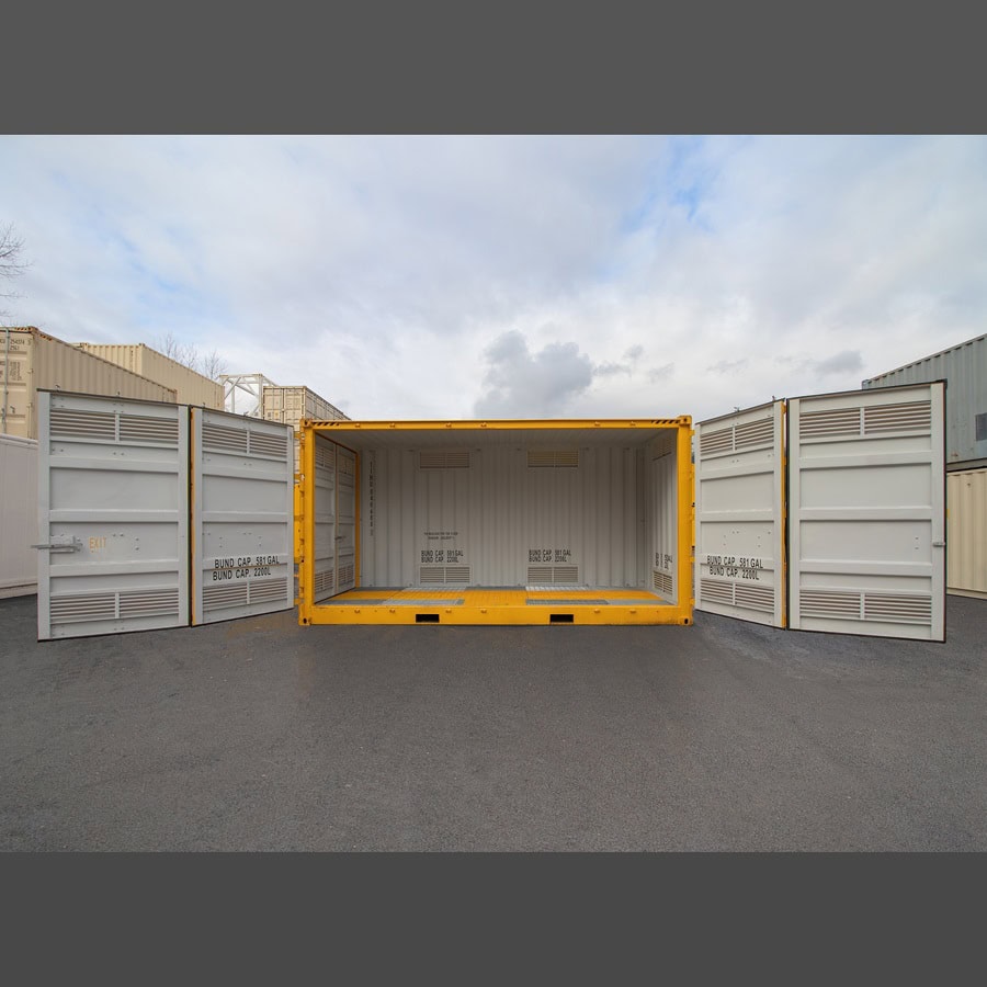 20’HC Openside Containment Cube - Container Holdings Pty Ltd