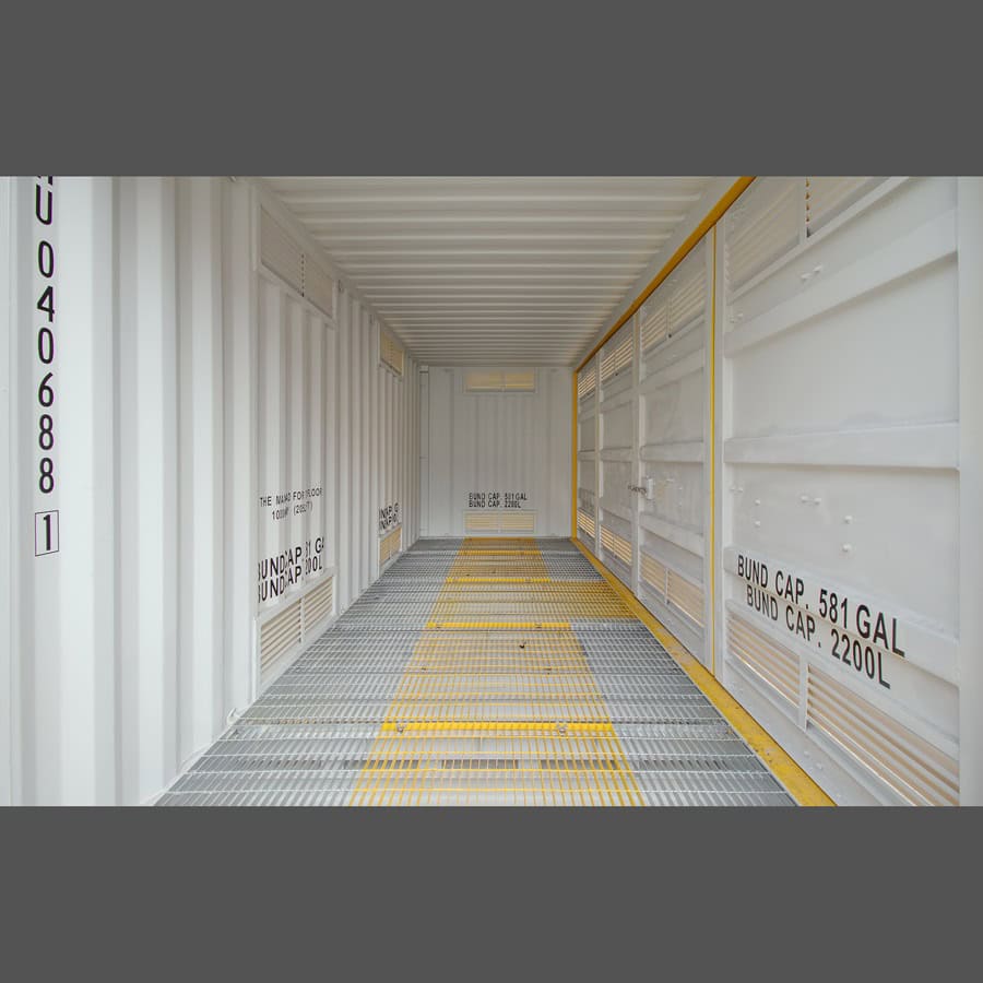 20’HC Openside Containment Cube - Container Holdings Pty Ltd