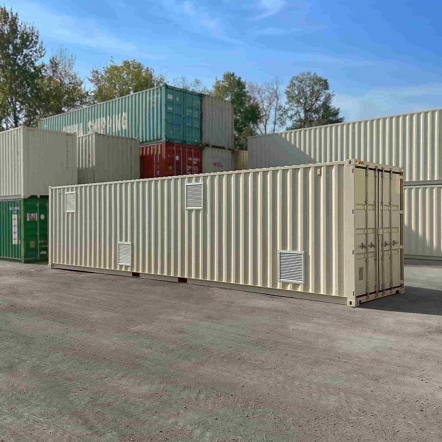 40’HC “CONTAINMENT CUBE” with 4 x Roll Up Doors - Container Holdings Pty Ltd