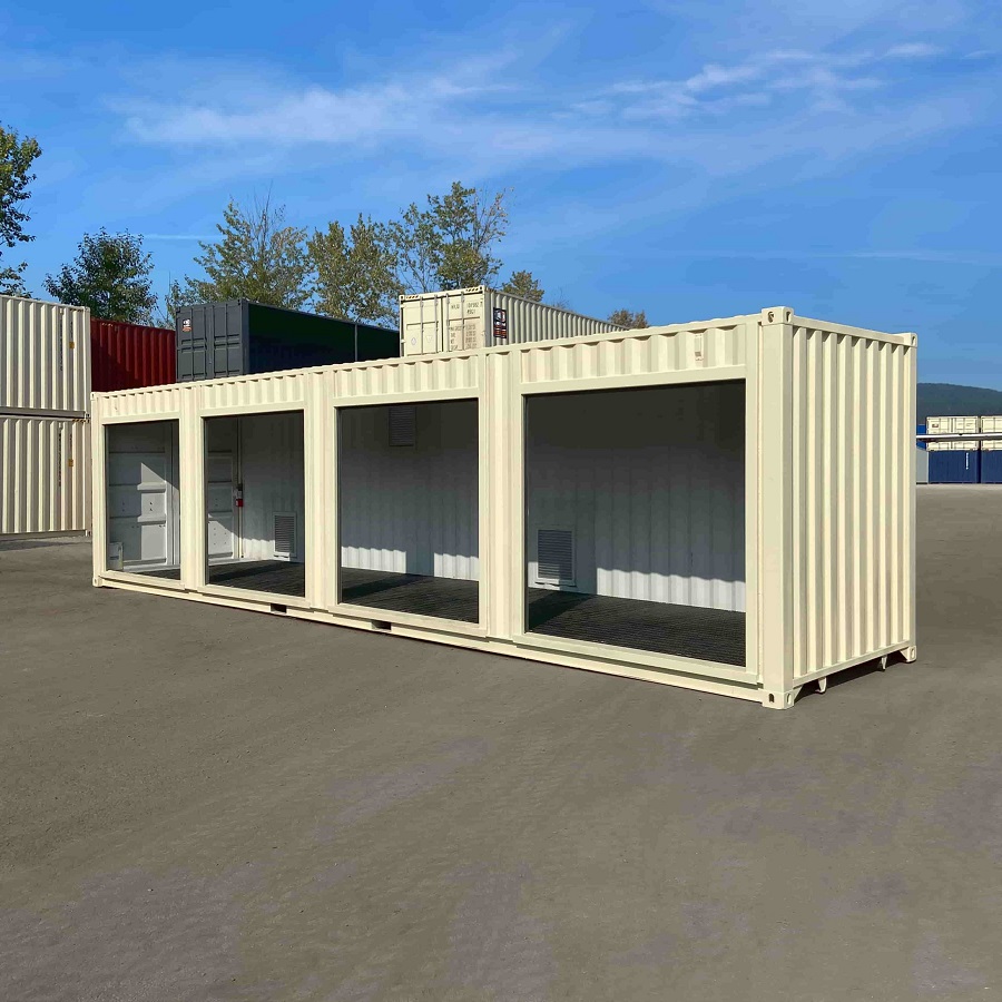 40’HC “CONTAINMENT CUBE” with 4 x Roll Up Doors - Container Holdings Pty Ltd