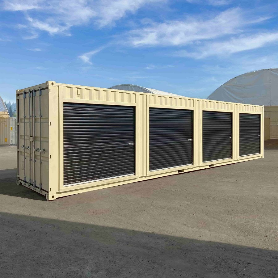 40’HC “CONTAINMENT CUBE” with 4 x Roll Up Doors - Container Holdings Pty Ltd