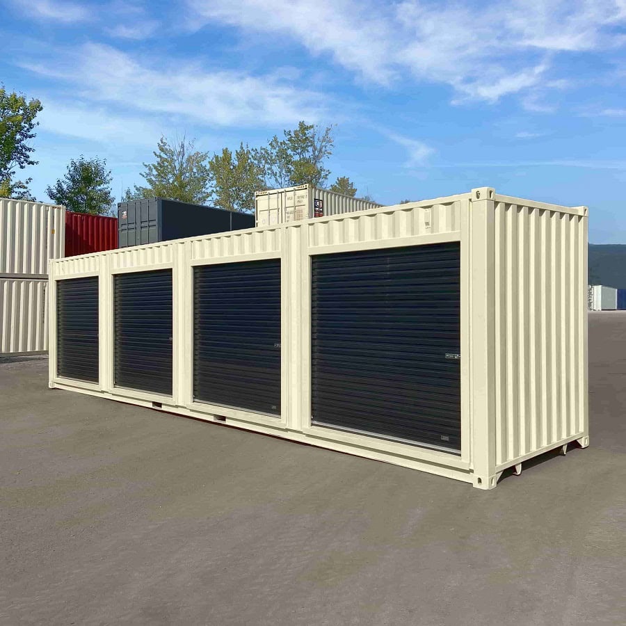 40’HC “CONTAINMENT CUBE” with 4 x Roll Up Doors - Container Holdings Pty Ltd