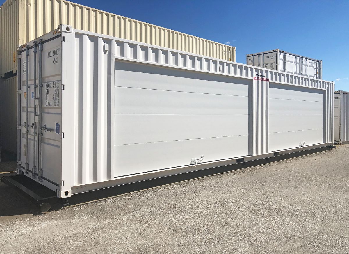 40’HC HAZCON Containment unit w/ Overhead doors - Container Holdings Pty Ltd