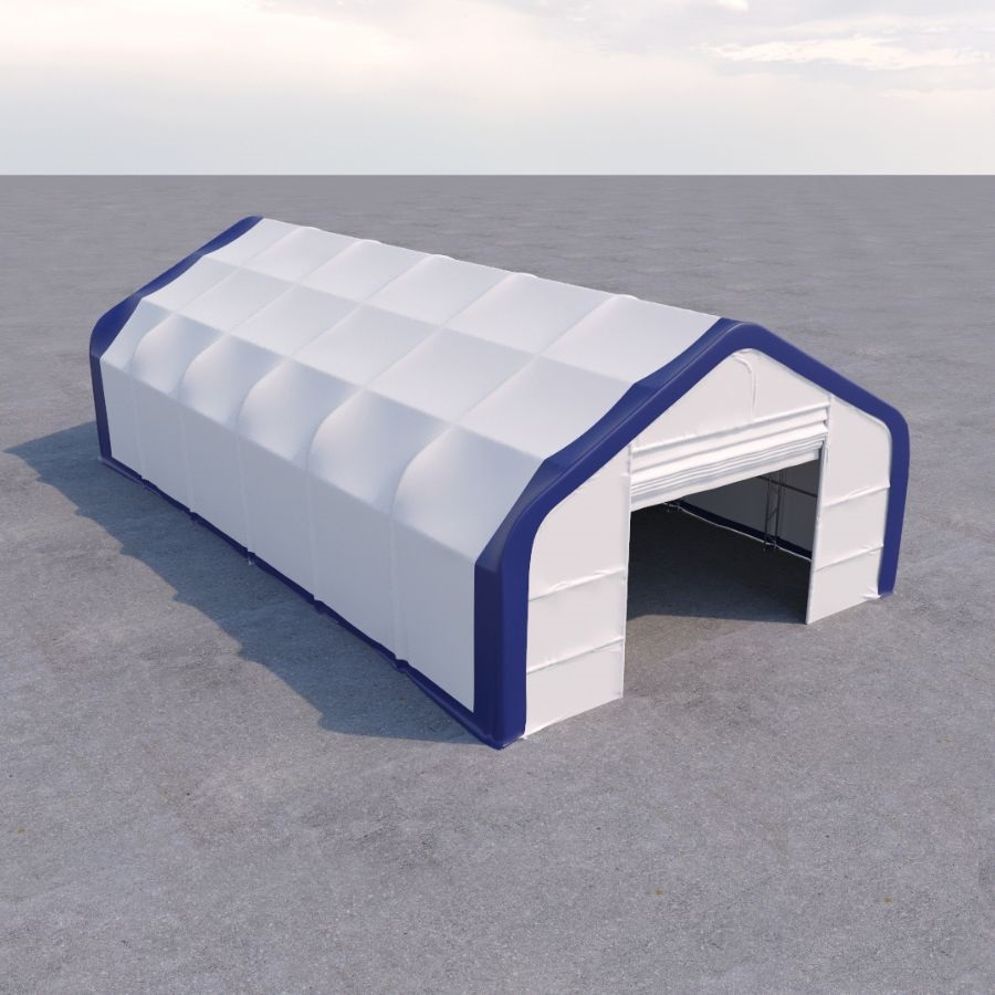 Dual Truss Storage Shelter (30′ x 60′ x 20′) - Container Holdings Pty Ltd