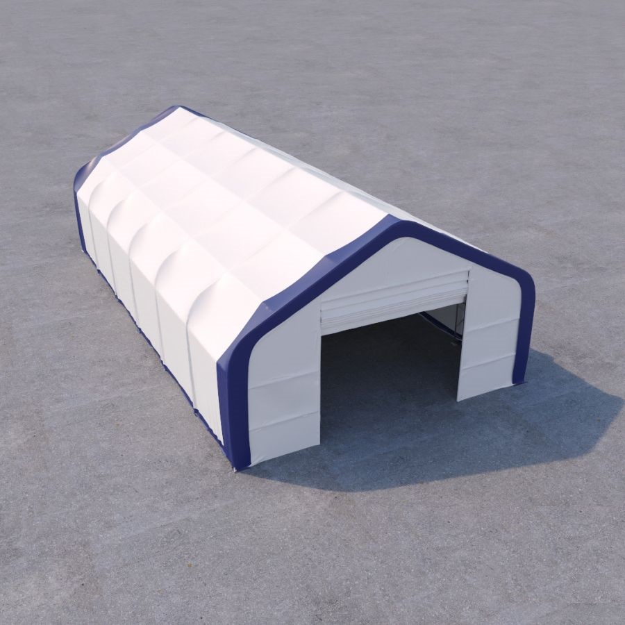 Dual Truss Storage Shelter (30′ x 60′ x 20′) - Container Holdings Pty Ltd