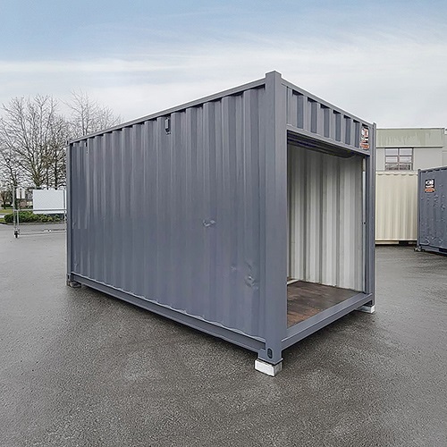 15′ “Cut Down” Used Container + Rollup - Container Holdings Pty Ltd
