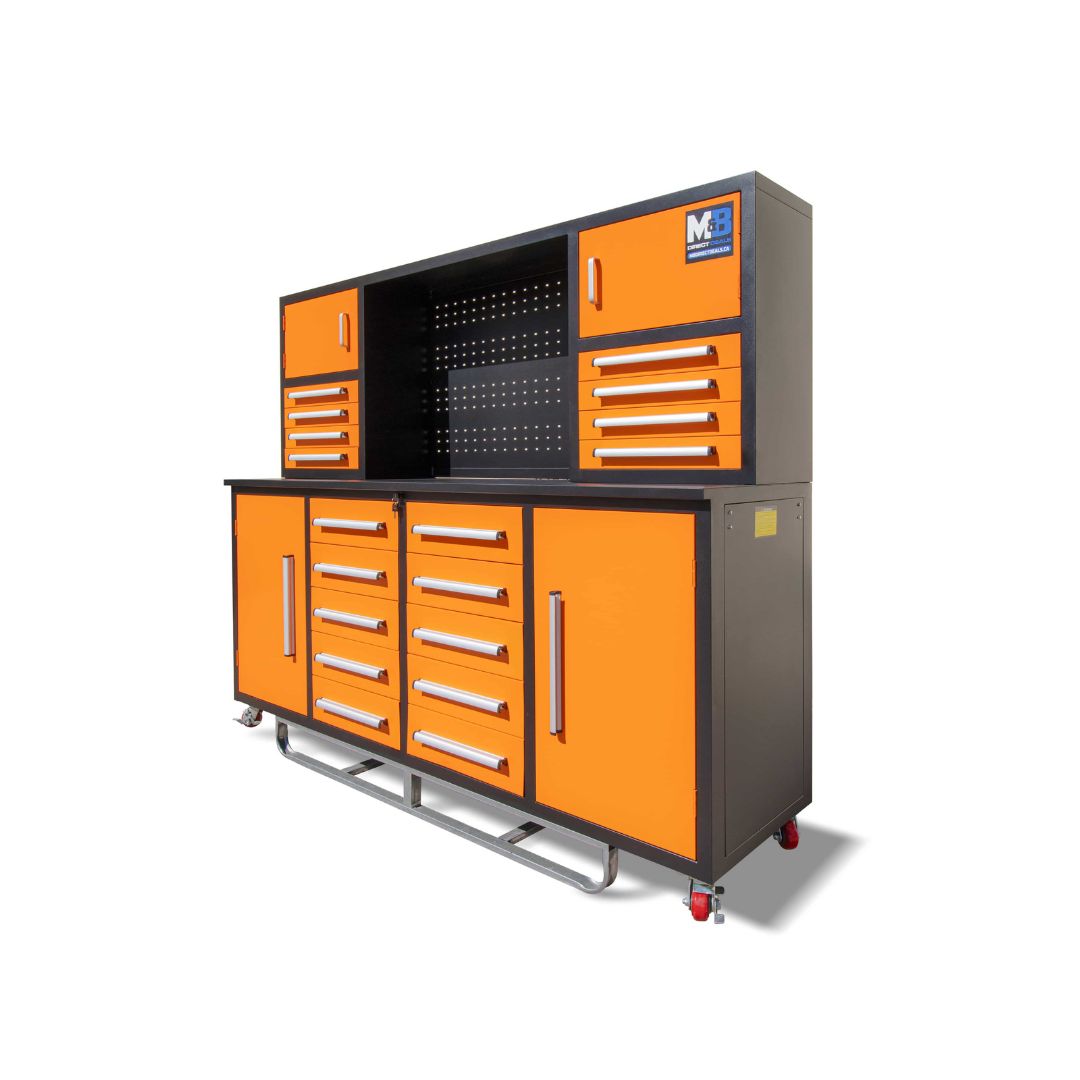 M&B | 7’ Workbench Cabinet with 18 Drawers - Container Holdings Pty Ltd