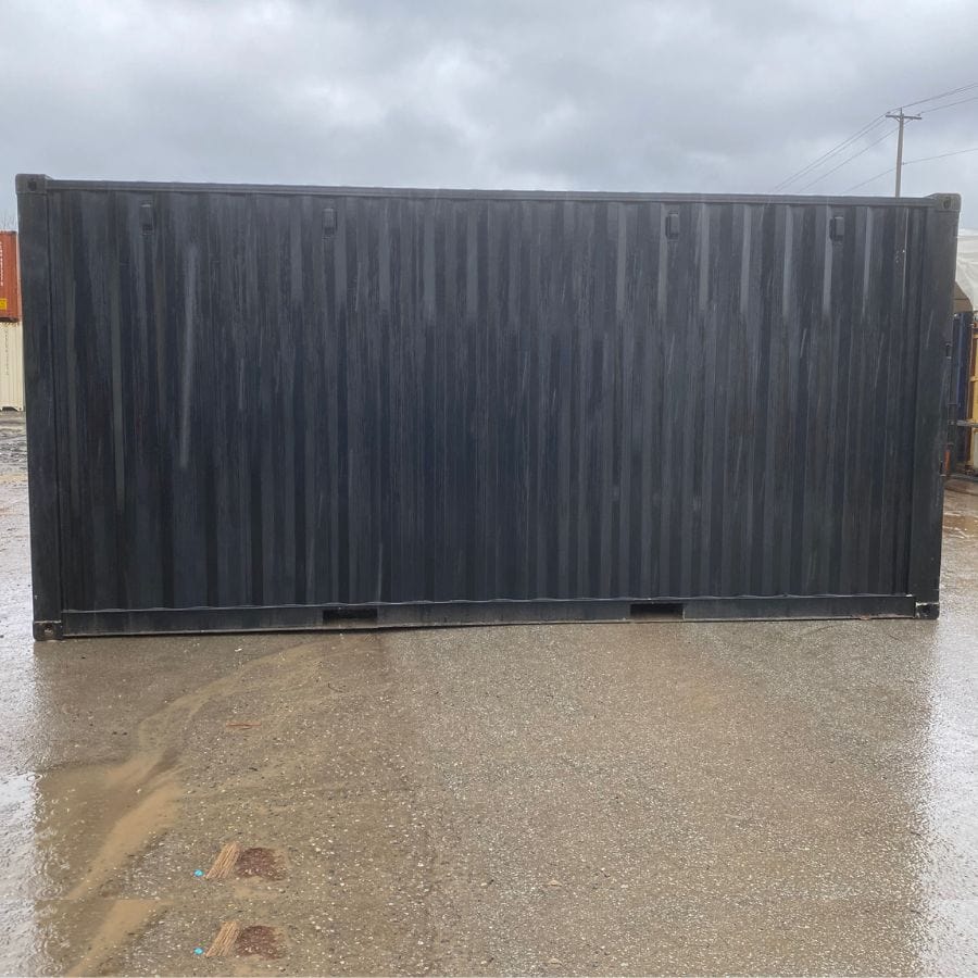 20’HC New (1-Trip) Shipping Container – Painted Black - Container Holdings Pty Ltd