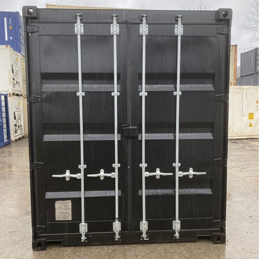 20’HC New (1-Trip) Shipping Container – Painted Black - Container Holdings Pty Ltd