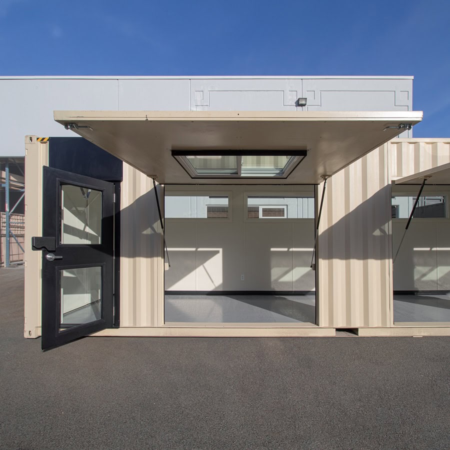 40’ Art Studio w/Flip up Doors - Container Holdings Pty Ltd