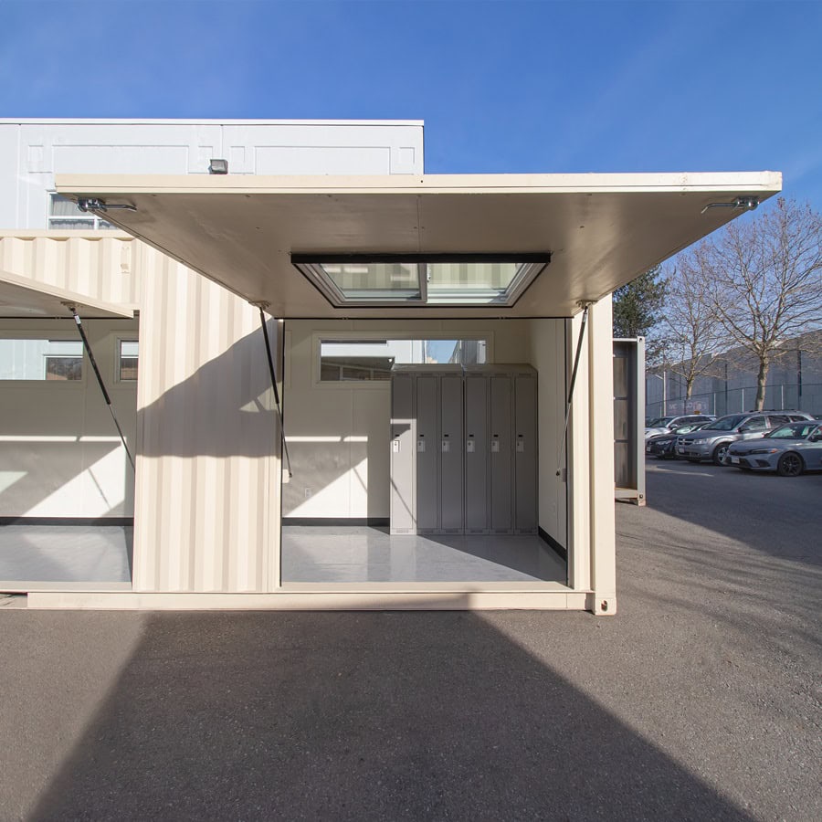 40’ Art Studio w/Flip up Doors - Container Holdings Pty Ltd