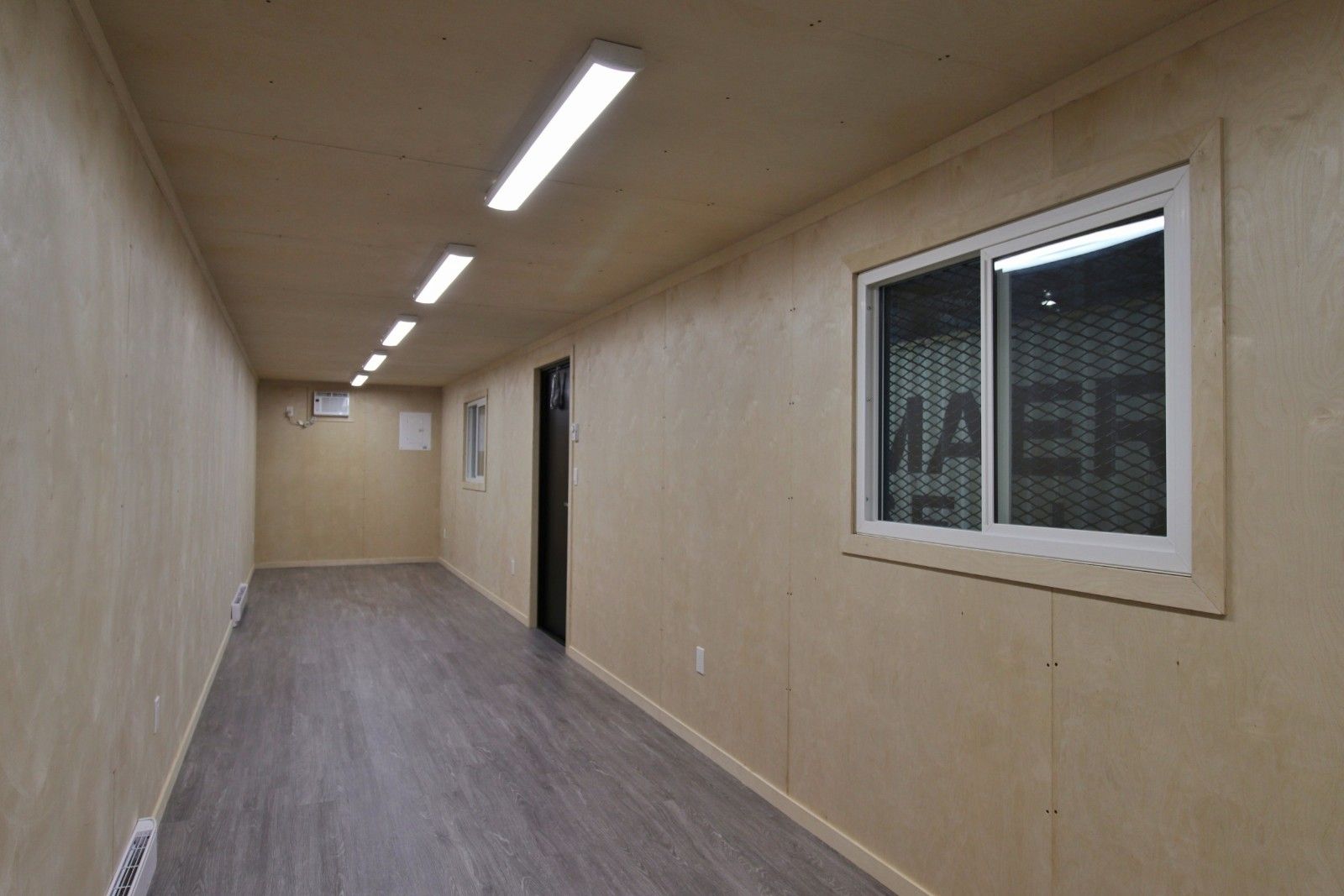40’ Office CUBE – Wood Finished - Container Holdings Pty Ltd
