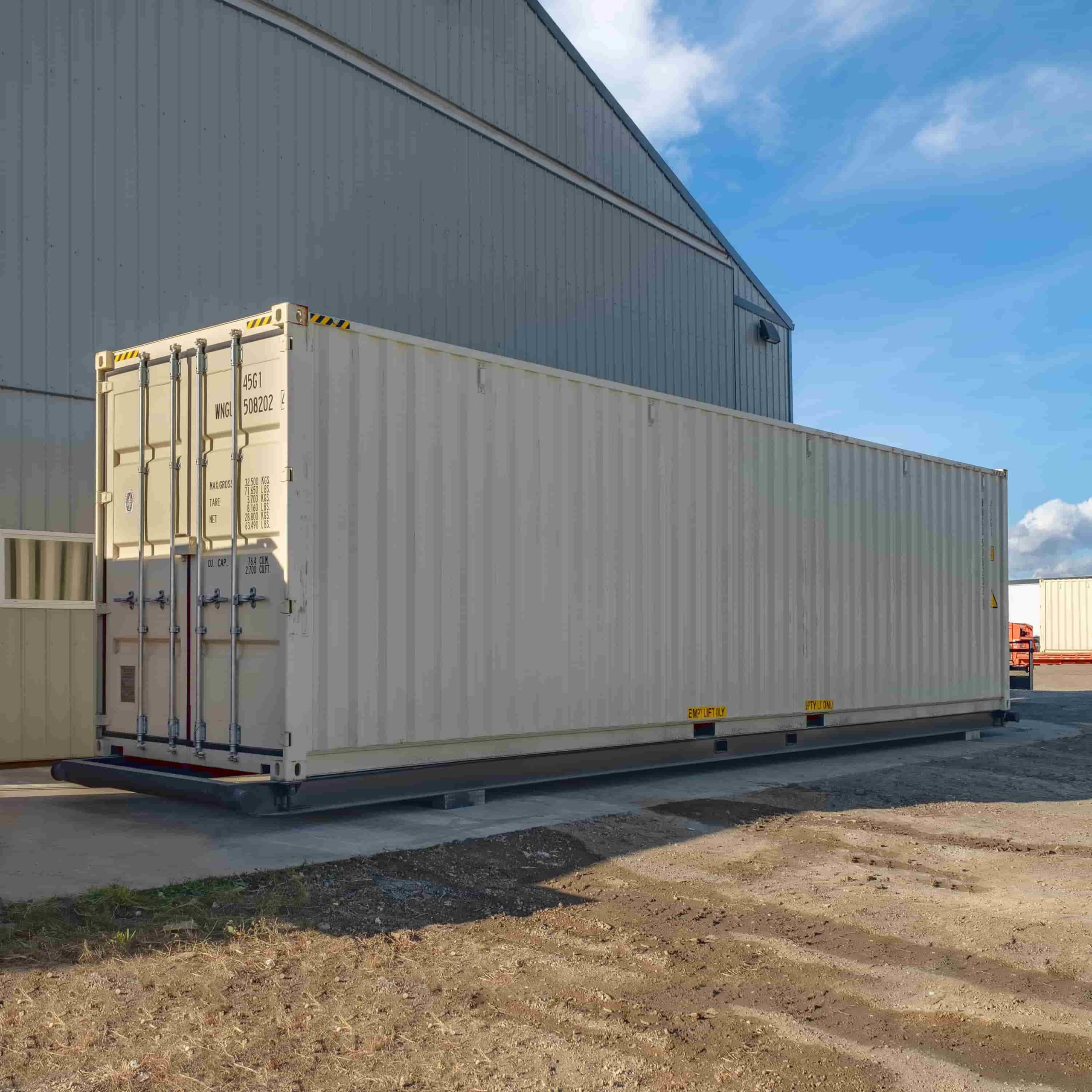 40’ Container skid w/ twist lock “Non Grated” - Container Holdings Pty Ltd
