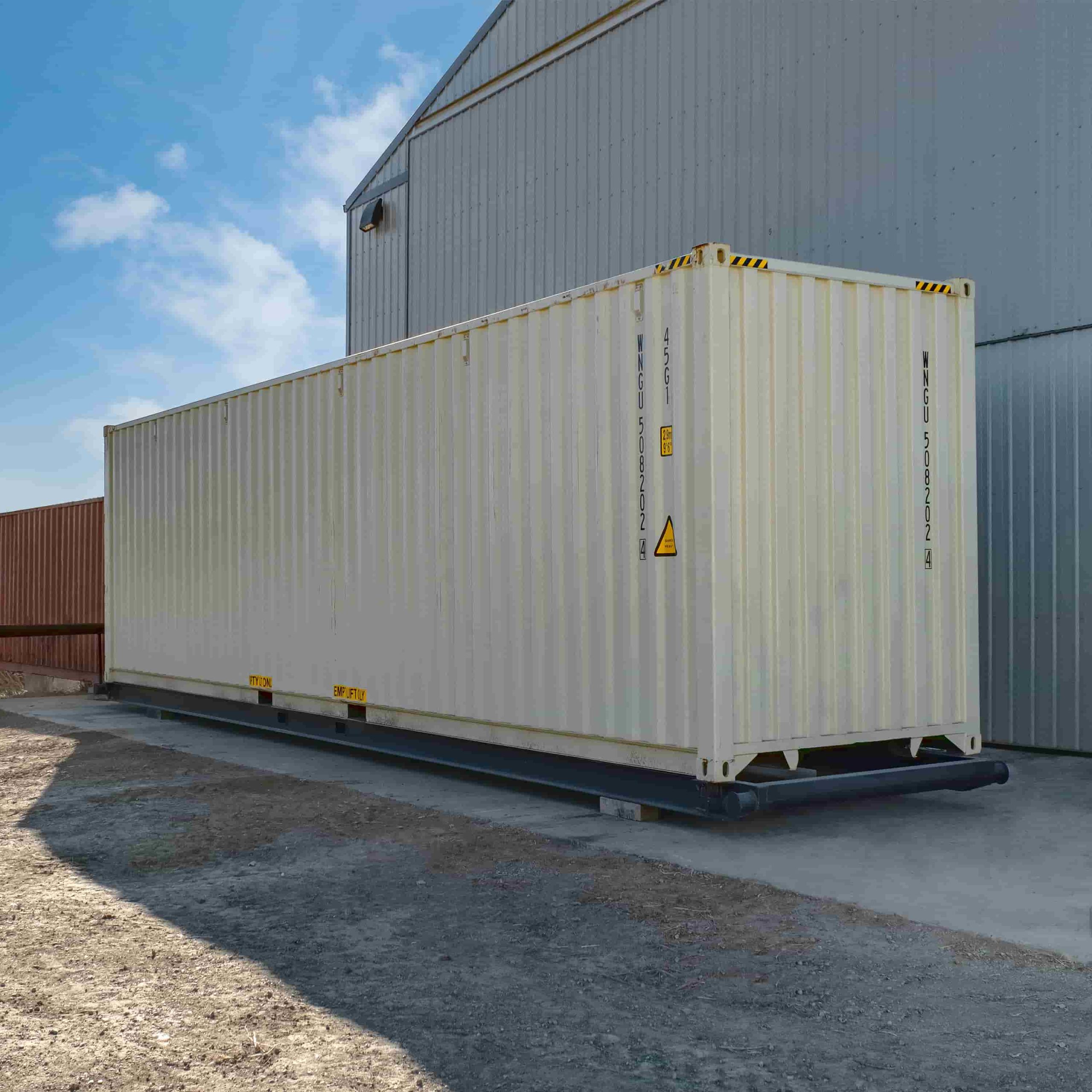 40’ Container skid w/ twist lock “Non Grated” - Container Holdings Pty Ltd