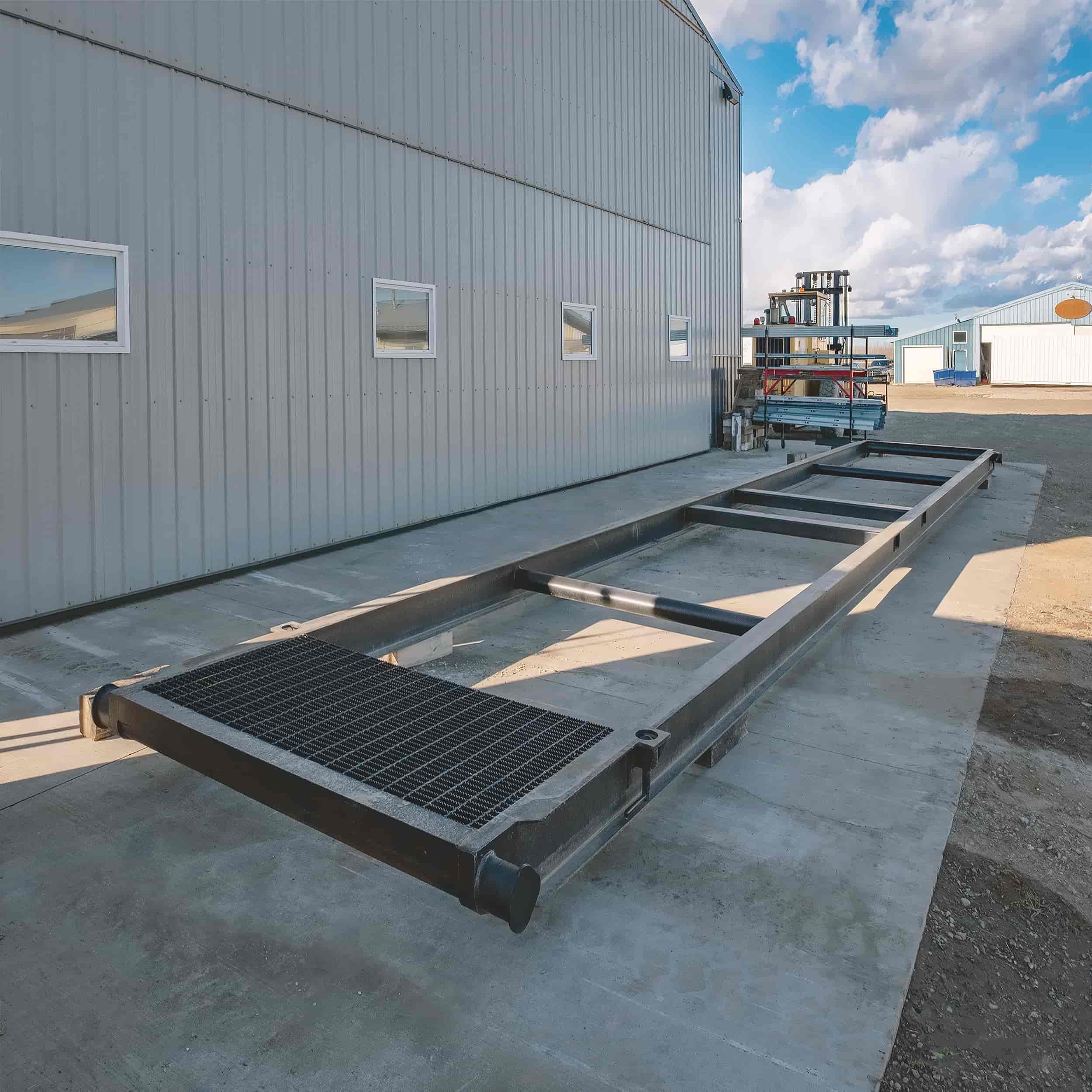 40’ Container skid w/ twist lock “Grated” - Container Holdings Pty Ltd