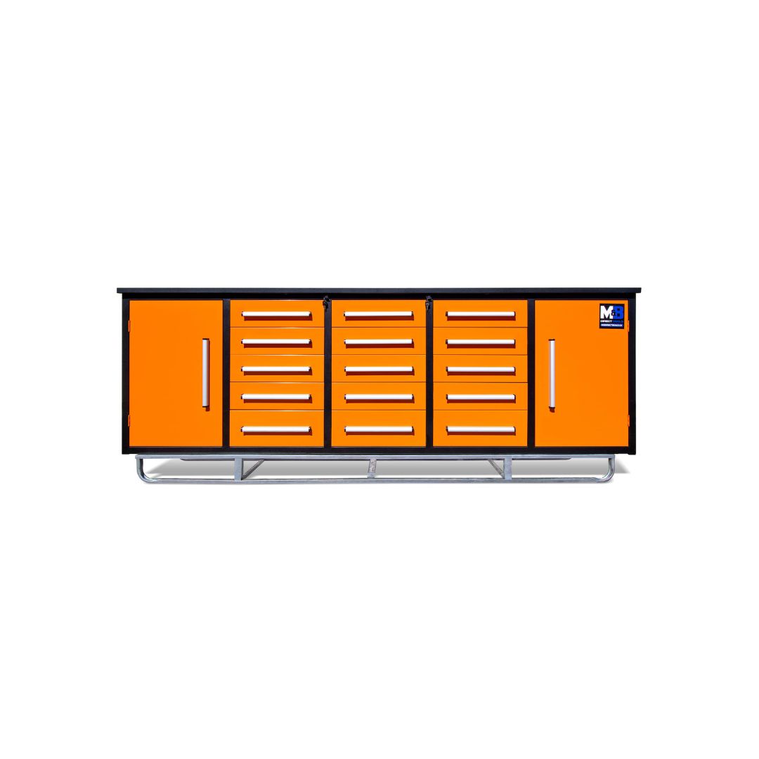 M&B | 10’ Workbench Cabinet with 15 Drawers - Container Holdings Pty Ltd