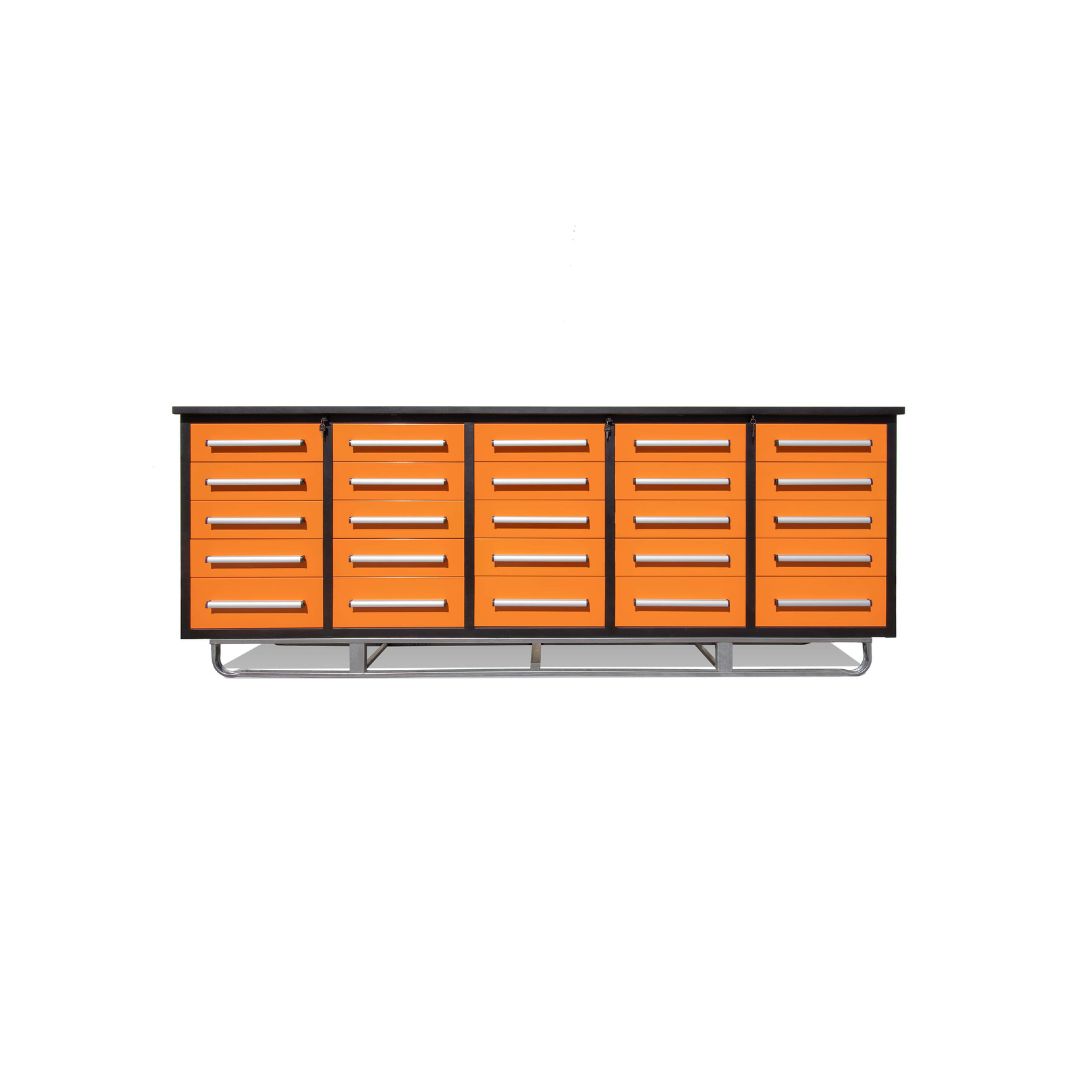 M&B | 10’ Workbench Cabinet with 25 Drawers - Container Holdings Pty Ltd