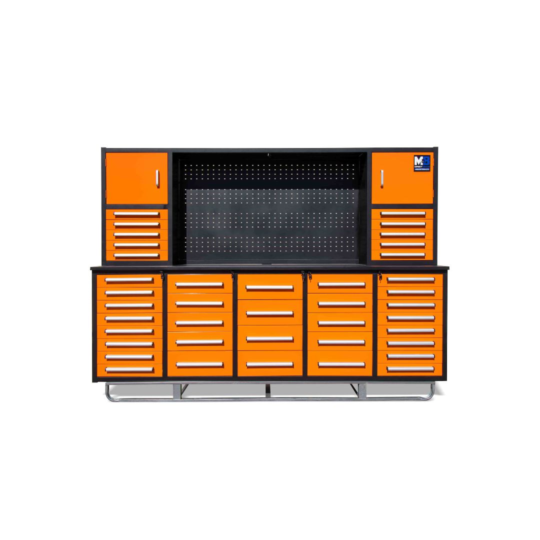 M&B | 10’ Workbench Cabinet with 40 Drawers - Container Holdings Pty Ltd
