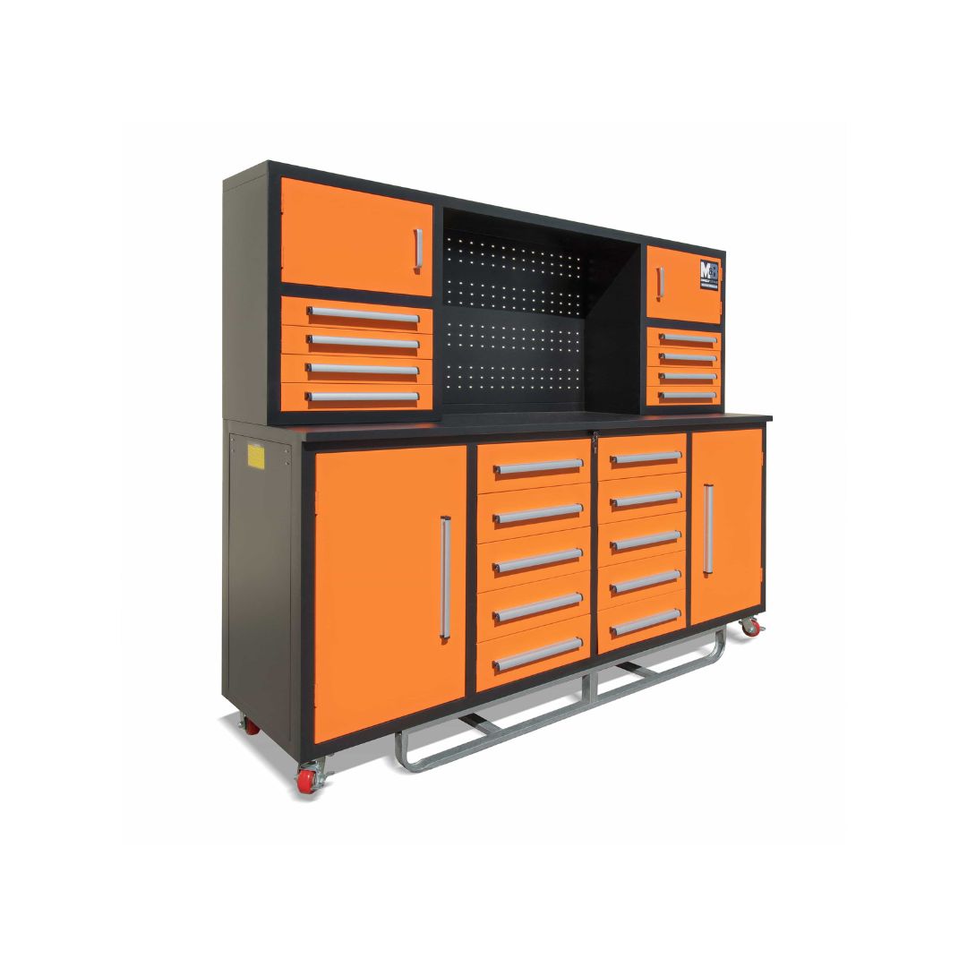 M&B | 7’ Workbench Cabinet with 18 Drawers - Container Holdings Pty Ltd