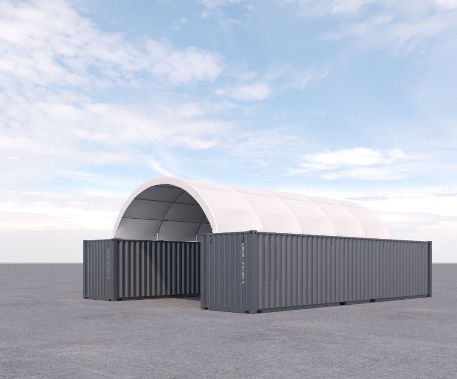 20′ x 40′ Fabric Container Shelter - Container Holdings Pty Ltd