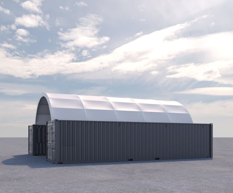 20′ x 40′ Fabric Container Shelter - Container Holdings Pty Ltd