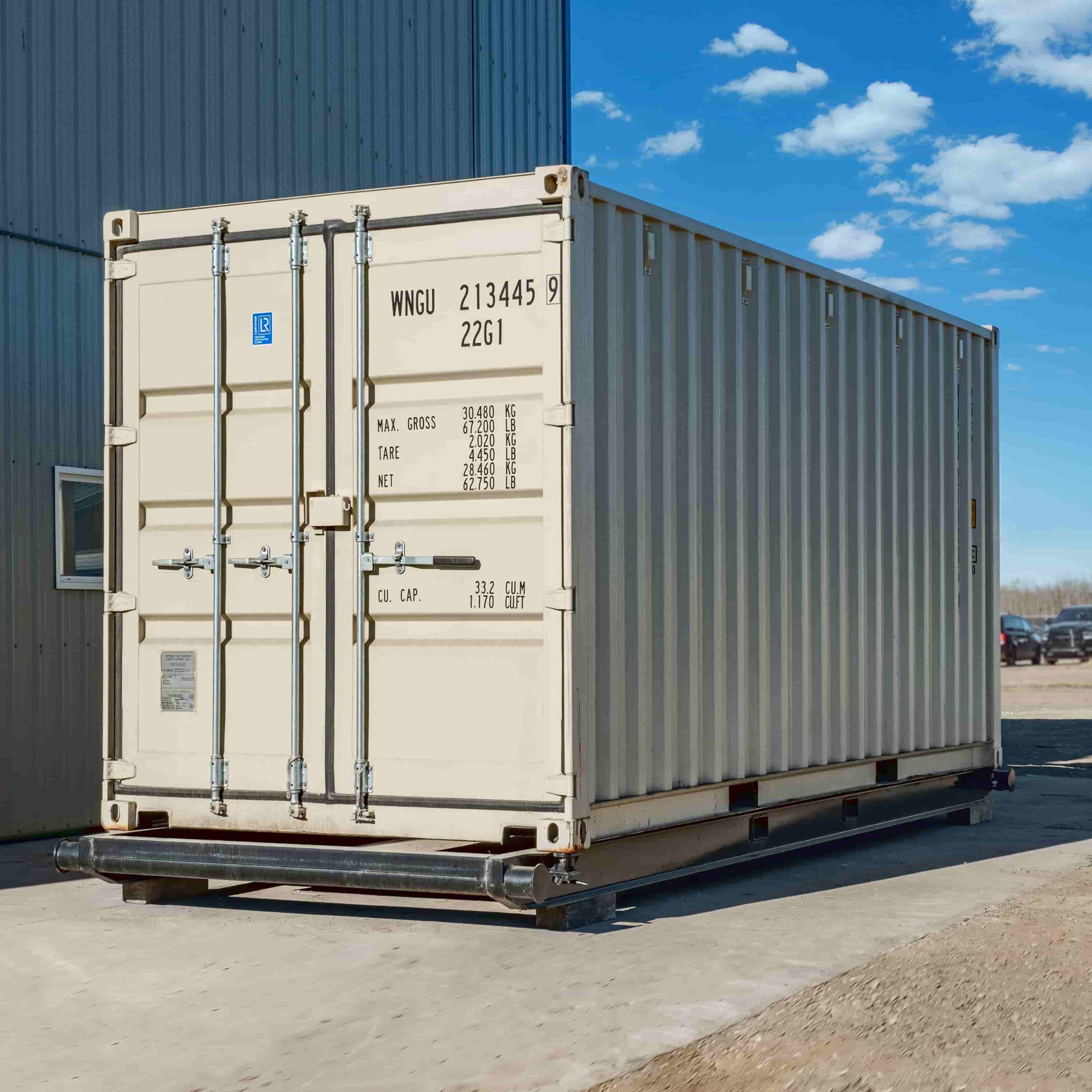 20’ Skid w/ Twist locks “Non Grated” - Container Holdings Pty Ltd