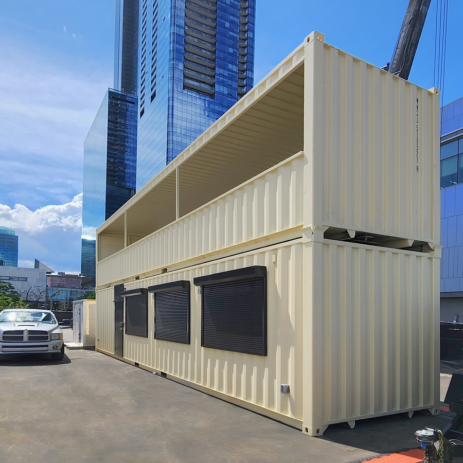 40’HC VIP Area with Patio for the Oilers - Container Holdings Pty Ltd