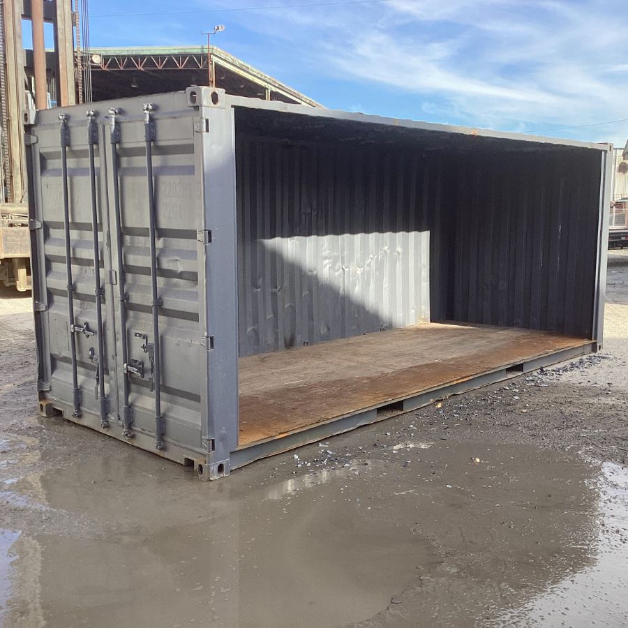 20′ Used “Open-Face” Shipping Container (Special) - Container Holdings Pty Ltd