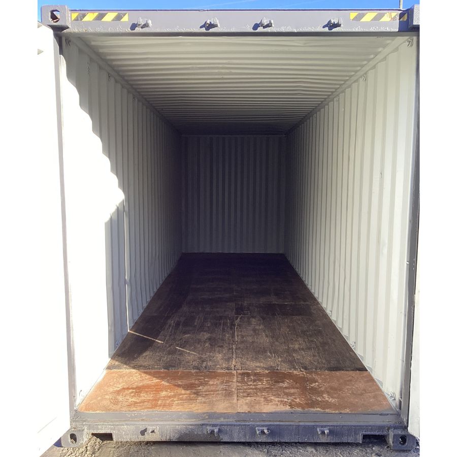 25’HC Used Shipping Container (Painted Slate Grey) - Container Holdings Pty Ltd