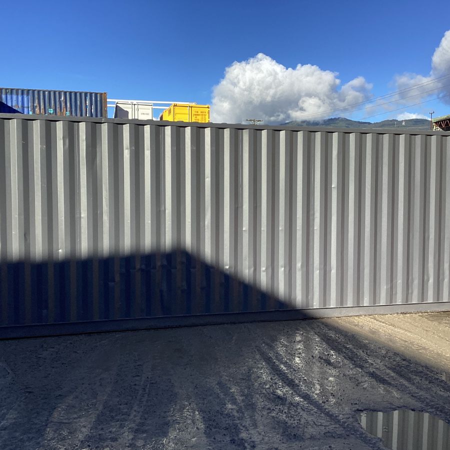 25’HC Used Shipping Container (Painted Slate Grey) - Container Holdings Pty Ltd