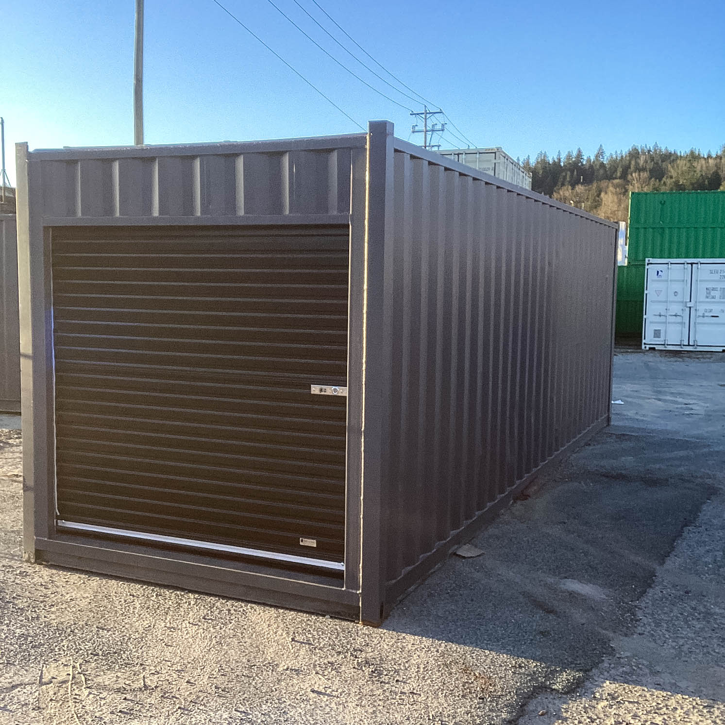 26′ Cut-Down Shipping Container w/Roll-Up Door - Container Holdings Pty Ltd
